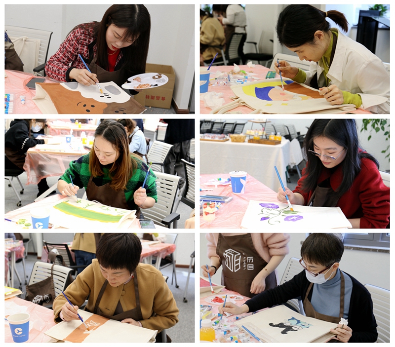 明日控股舉辦&ldquo;女神節(jié)&rdquo;手繪帆布包活動