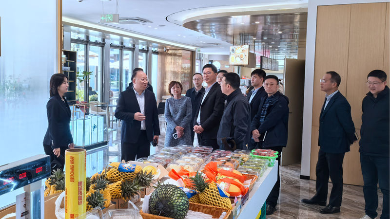 曹勇奇帶隊赴物產(chǎn)中大云商考察調研